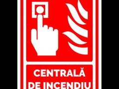 Semn pentru centrala de incendiu